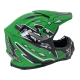 Kask Motocyklowy dla dzieci Enduro Zielony M
